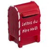 Image de Boîte aux lettres déco - JJA - Père Noël - Résine - Rouge - À poser
