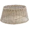 Image de Cache pied de sapin - FEERIC CHRISTMAS - D56cm - Gris - Osier - Rond