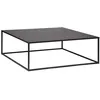 Image de Table basse Gota métal noir 100x100cm - Atmosphera Créateur dintérieur