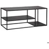 Image de Meuble TV Gota métal noir 50x120cm - Atmosphera Créateur dintérieur