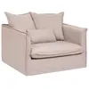 Image de Fauteuil XL Odilon beige - Atmosphera createur dinterieur