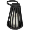 Image de Lanterne solaire extérieure Noir 14.5x21.5 cm
