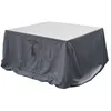 Image de Housse de protection Hambo pour table rectangulaire L 265x125x80cm en polyester - Hespéride