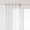 Image de Rideau Linah blanc 130x260cm - Atmosphera createur dinterieur