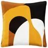 Image de Coussin Hary jaune moutarde 45x45cm - Atmosphera createur dinterieur