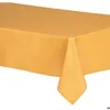 Image de Nappe anti-tâche jaune moutarde 140x240cm - Atmosphera createur dinterieur