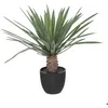 Image de Palmier artificiel Rivi pot ciment H52cm - Atmosphera createur dinterieur