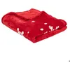 Image de Plaid rouge merry christmas 130X180cm