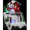 Image de Village lumineux bonhomme de neige 17 LED H.26cm - Feeric Lights & Christmas