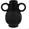 Image de Vase Olme en céramique H22cm noir - Atmosphera Créateur dintérieur