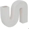 Image de Soliflore Olme en céramique H24 8cm blanc - Atmosphera Créateur dintérieur