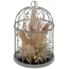 Image de Cage Lumière dhiver en métal H20cm gris - Atmosphera Créateur dintérieur