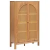 Image de Armoire 2 portes Tiria en placage frêne 92x40cm - Atmosphera createur dinterieur
