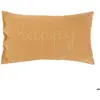 Image de Coussin rectangulaire Lili en gaze de coton 50x30cm marron - Atmosphera Créateur dintérieur