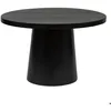 Image de Table à manger Boki en manguier D120cm noir - Atmosphera createur dinterieur