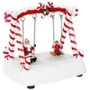 Image de Village lumineux balançoire 11 LED H.16cm - Atmosphera Créateur dintérieur