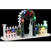 Image de Arche Village de Noël Couronne 19cm Vert