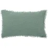 Image de Coussin nid dabeille Widdy 30x50cm vert céladon - Atmosphera createur dinterieur