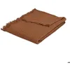 Image de Jeté de lit Widdy coton 130x180cm rose terracotta - Atmosphera Créateur dintérieur