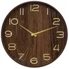 Image de Horloge Ivana bois foncé D55cm - Atmosphera createur dinterieur