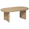 Image de Table basse Lousada bois naturel 110x60cm - Atmosphera Créateur dintérieur