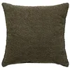 Image de Coussin bouclette Soana vert kaki 45x45cm - Atmosphera createur dinterieur