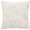 Image de Coussin flanelle Ryo beige lin 40x40cm - Atmosphera createur dinterieur