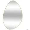 Image de Miroir mural organique Roman doré 60 x 40 cm - Atmosphera