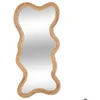 Image de Miroir organique Maggie rotin 179x86cm - Atmosphera createur dinterieur