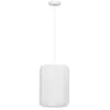 Image de Suspension Tobie coton blanc D25cm - Atmosphera createur dinterieur