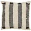 Image de Coussin à franges Malakite noir & blanc 50x50cm - Atmosphera createur dinterieur