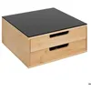 Image de Porte-capsules BlackBamboo 2 tiroirs beige - 5 five simply smart