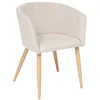Image de Fauteuil à dîner Marlo hêtre beige - Atmosphera createur dinterieur