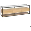 Image de Meuble tv 3 tiroirs Aldea beige 160x50x40cm - Atmosphera Créateur dintérieur