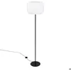 Image de Lampadaire Tobie coton noir & blanc H150cm - Atmosphera createur dinterieur