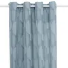 Image de Rideau Wimbi jacquard bleu clair 140x260cm - Atmosphera Créateur dintérieur