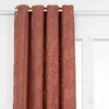 Image de Rideau Willow jacquard terracotta 135x260cm - Atmosphera Créateur dintérieur