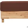 Image de Drap housse Flora gaze de coton marron 140x190cm - Atmosphera Créateur dintérieur