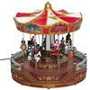Image de Village lumineux grand carrousel musical 52 LED - Atmosphera Créateur dintérieur