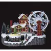 Image de Village lumineux roue du Père Noël 51 LED l.41cm - Atmosphera Créateur dintérieur