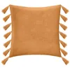 Image de Coussin Gypsy jaune moutarde 50x50cm - Atmosphera createur dinterieur
