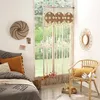 Image de Rideau fil Macramé et jute beige 90x200cm - Atmosphera createur dinterieur - Beige