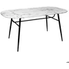 Image de Table à manger Roxas blanc effet marbre L160cm - Atmosphera createur dinterieur