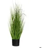 Image de Herbe artificielle en pot H100cm - Atmosphera Créateur dintérieur