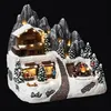Image de Village de Noël refuge de montagne animé 24 LED + transfo Atmosphera createur dinterieur
