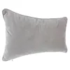 Image de Coussin LILOU coton gris souris 30x50cm - Atmosphera Créateur dintérieur