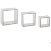 Image de 3 petites étagères murales Fixy cube blanc - 5 five simply smart