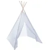 Image de Tipi déco - Bleu - Style enfant - H.160 cm - Chambre - Polyester et peuplier