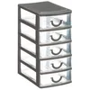 Image de Rangement tour plastique 5 tiroirs petit modèle - 5 five simply smart