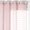 Image de Voilage Lily rose clair 140x240cm - Atmosphera Créateur dintérieur